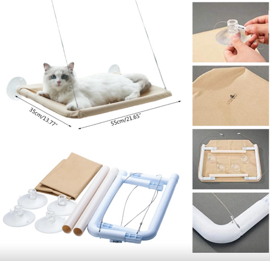 CAMA PARA GATOS TIPO HAMACA COLGANTE