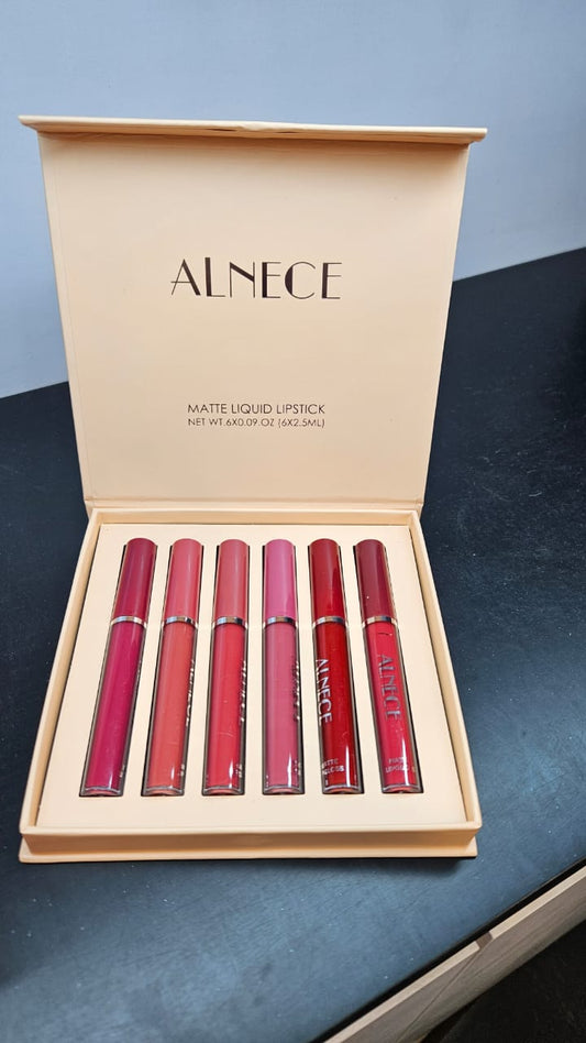 SET DE LABIALES MATTE 6 UN ALNACE